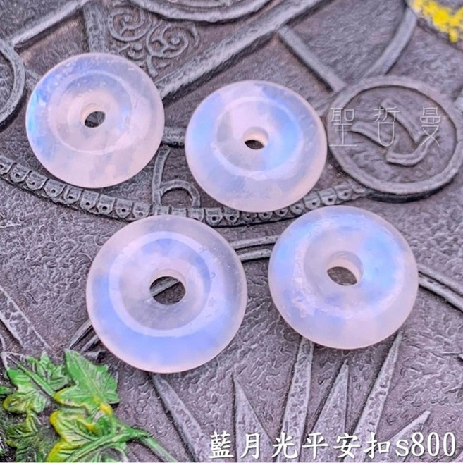 藍暈月光石 療癒吊墜 安定與平衡情緒功能, 1個, $800