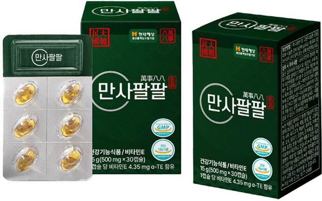 [TTP INC] 건강기능식품 솔잎유 항산화 작용 비타민E 만사팔팔 혈관청소부 송침유 솔잎유 알파 토코페롤 세포건강 영양제, 6세트, 30정