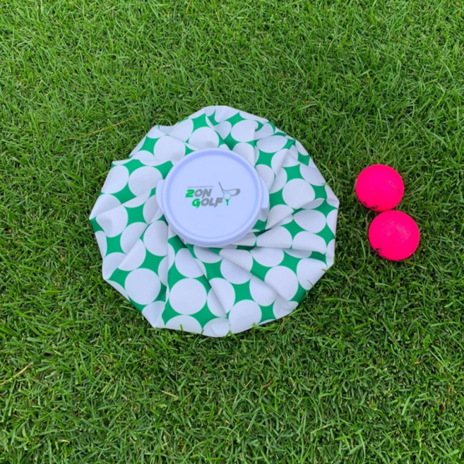 투온골프 골프얼음주머니 그린 대형, 1개