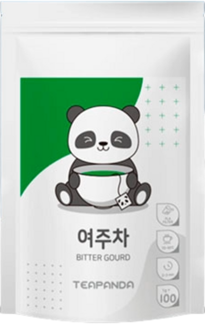 티판다 국산 100% 볶은 여주차 삼각티백, 1개, 10개입, 1g