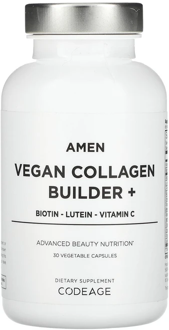 Codeage Amen Vegan Collagen Builder+ 베지 캡슐 30정, CodeageAmenVeganCollagenBuilde, 1개 - 쿠팡