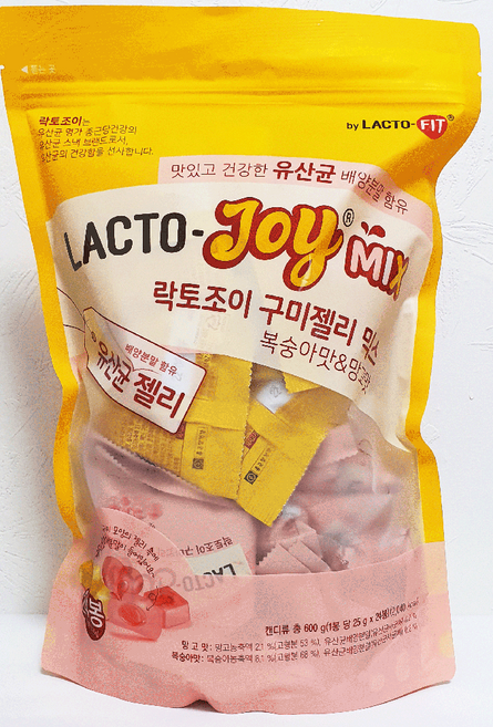 무료배송!! 종근당 건강 락토조이 구미 젤리 600g x 2봉 / 코스트코 락토핏 유산균 몸에좋은 어린이 유아, 2개