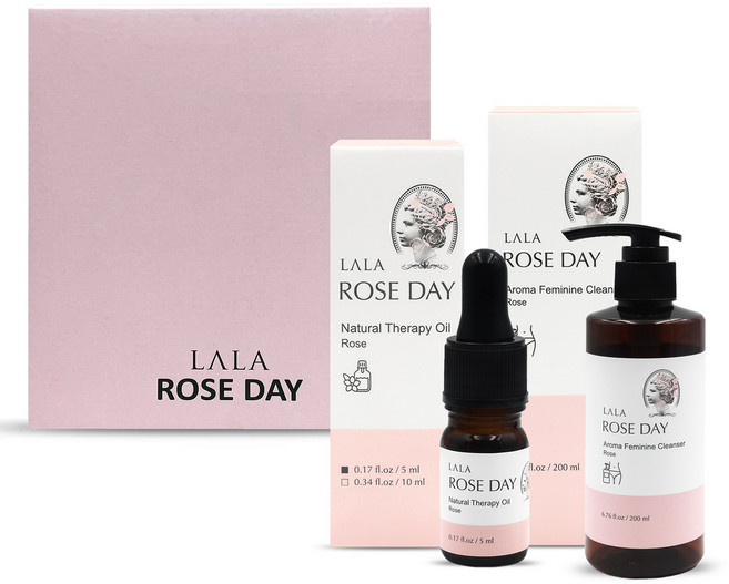 (듀오 세트) 로즈 이너퍼퓸 10ml + 로즈 여성청결제 200ml 선물세트 고급형 y존 이너케어 질냄새 제거, 로즈 이너퍼퓸10ml+ 로즈 여성청결제 200ml, 1개