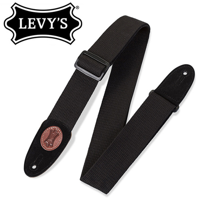 레비스 Levys Signature Cotton 스트랩 (MSSC8-BLK), *, 1개