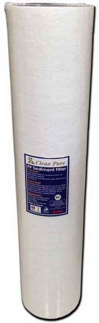 Clean Pure 20英吋大胖 PP5微米濾心, 1個, Clean Pure 20英吋大胖PP5微米
