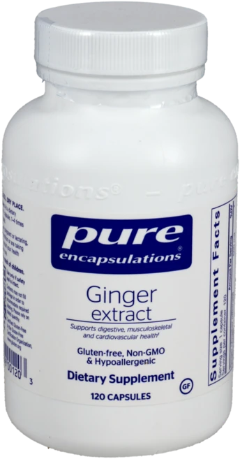 퓨어인캡슐레이션 진저 생강 추출물 캡슐 Pure Encapsulations Ginger Extract, 120정 - 쿠팡