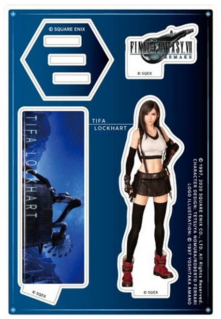 파판 파이널판타지 7 리메이크 티파 바레트 아크릴 스탠드 피규어 굿즈 장식 GSC, A, 1개