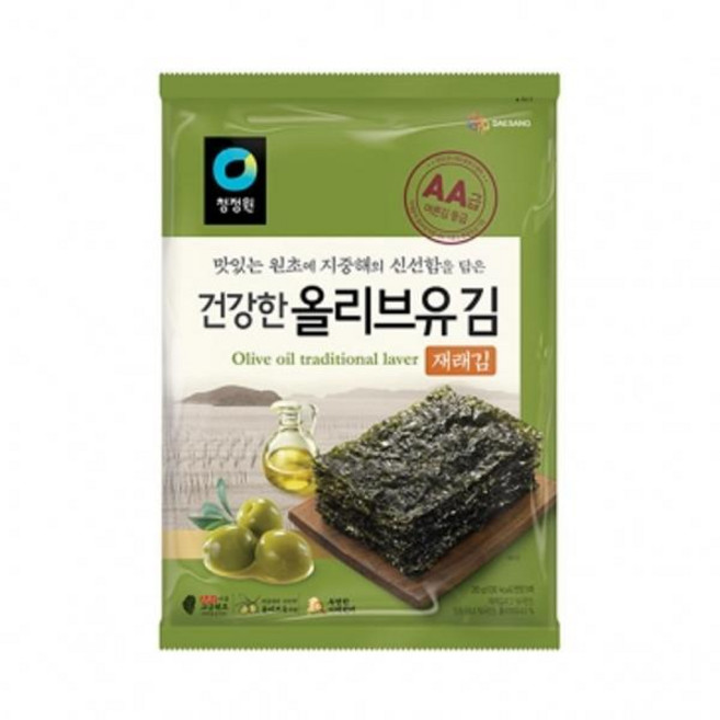 청정원 올리브유 재래김 20g 5개