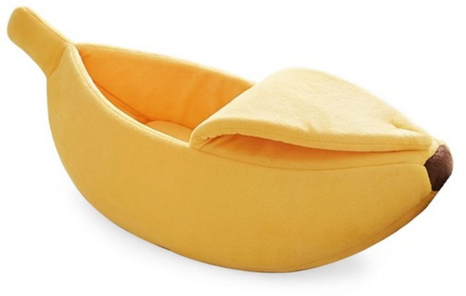 고양이 방석 쿠션 반려묘 바나나 대형 마약 담요 숨숨집 고양이방석 숨숨집 반려묘, 바나나쿠션