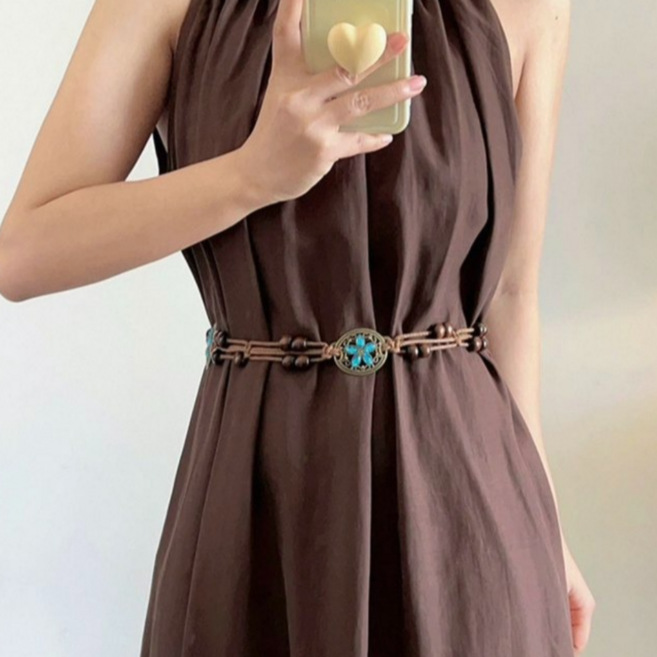 코지웨이브 보헤미안 레트로 포인트 다용도 벨트