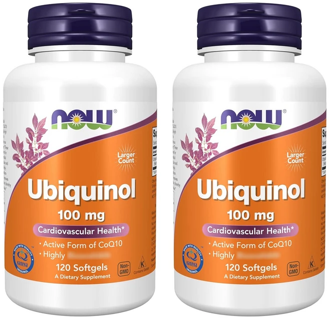 나우푸드 유비퀴놀 100mg 소프트젤, 2개, 120정 - 쿠팡