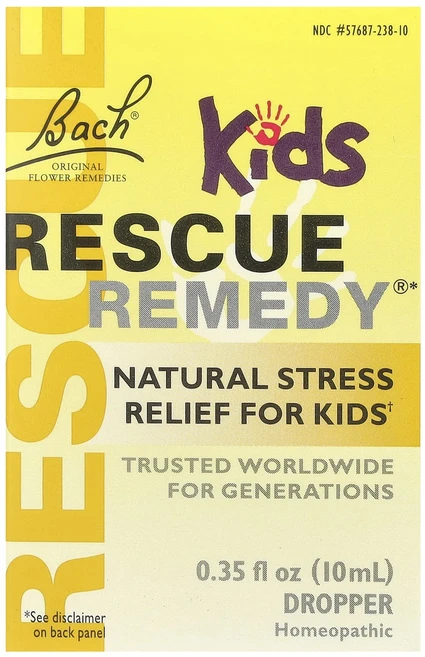 Bach Rescue Remedy® 스포이트 어린이용 천연 스트레스 릴리프 10ml(0.35fl oz), BachRescueRemedy스포이트어린이용천연스트레스, 1개, 10ml - 쿠팡
