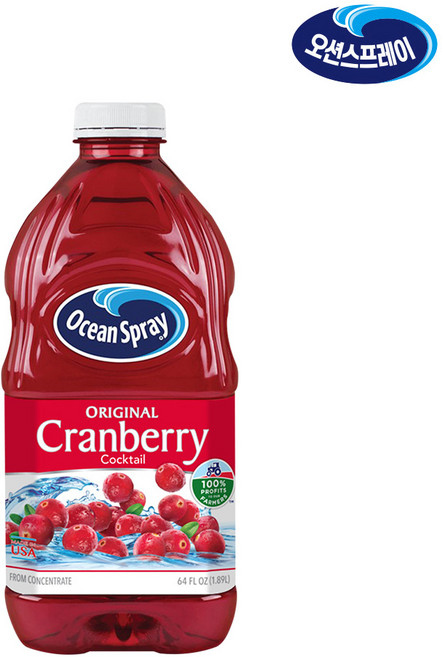 오션스프레이 크랜베리 클래식 주스, 1.89L, 7개