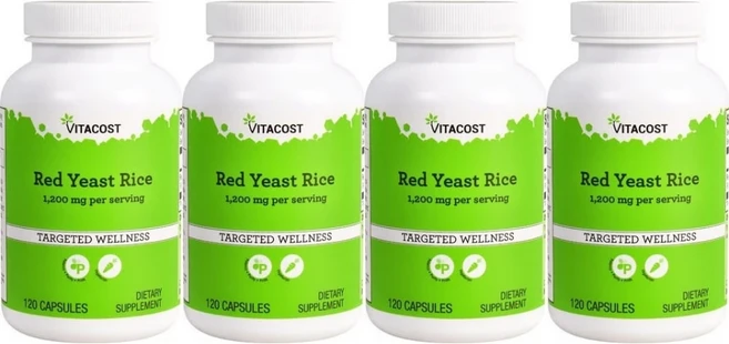 비타코스트 붉은 효모 홍국쌀, 4개, 120정, 120정 - 쿠팡