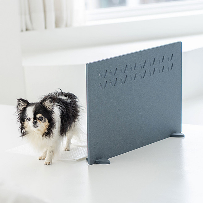 까비 핀사 반려동물 화장실 배변가림막 미니 파티션 고양이 강아지, 오렌지, 핀사네모(600), 1개