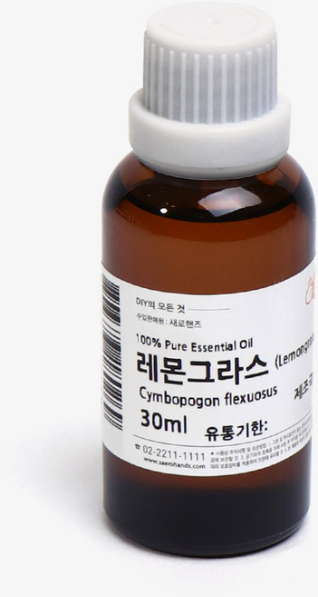 새로핸즈 천연 아로마 에센셜오일 레몬그라스오일 30ml, 단품, 1개