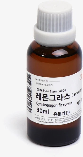 새로핸즈 천연 아로마 에센셜오일 레몬그라스오일 30ml, 단품, 1개 - 쿠팡