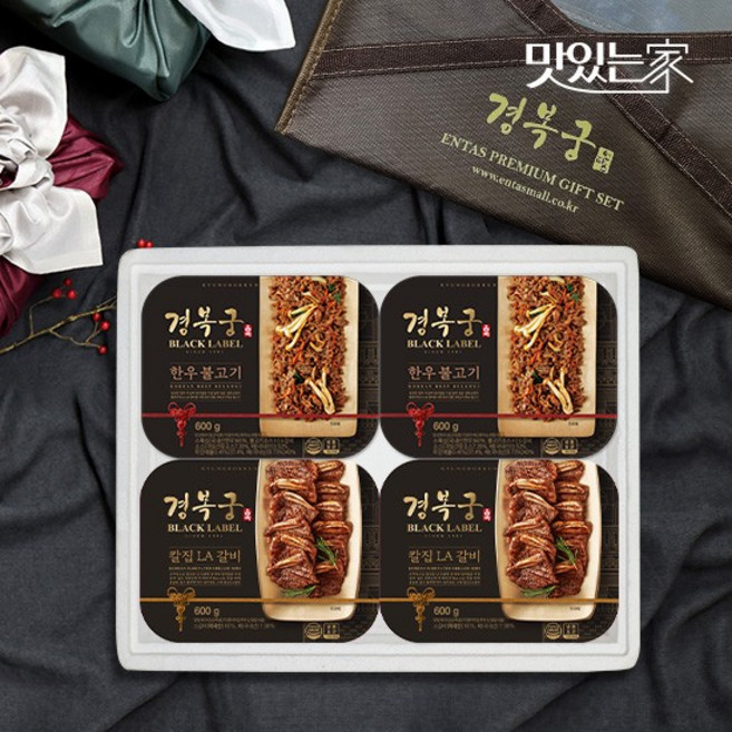 경복궁 한우불고기&칼집LA갈비 선물세트 1호 2.4kg, 없음, 1개