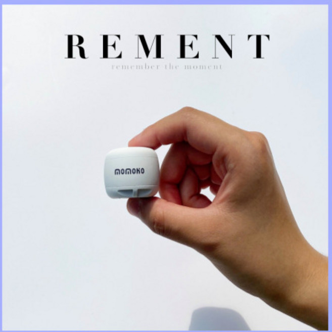 리먼트 소형 블루투스 스피커 캠핑 초미니 불루투스 스피커, 바이올렛