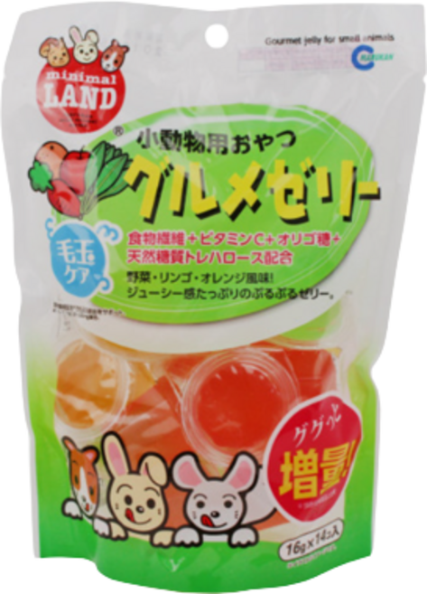 마루칸 고급 3종 젤리 소동물 간식 16g x 14p, 224g, 2개