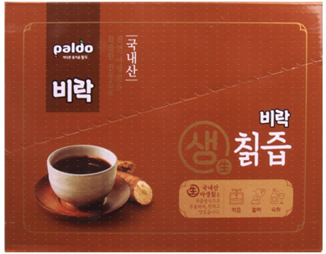 팔도 비락 생칡즙+마술패치 2매, 1박스, 1L