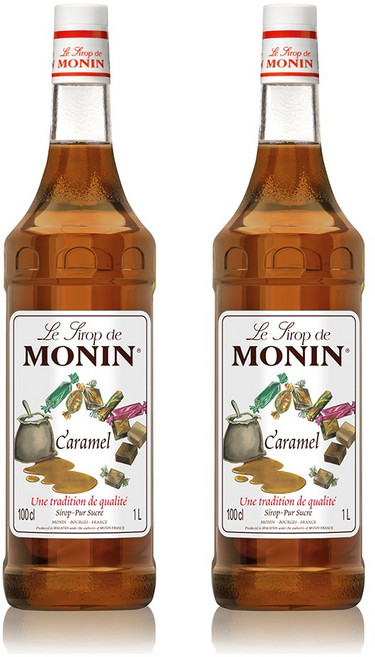 모닌 카라멜시럽 1000ml 2개세트, 1L, 2개