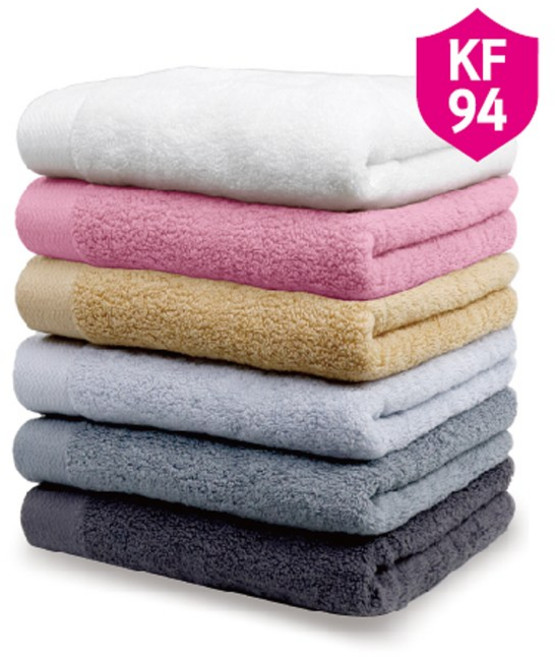 코리아나타올 195g 부드러운 40수 코마사 호텔타올 40*83cm 면100%((26년 다이어리 증정), 6개, 그레이6