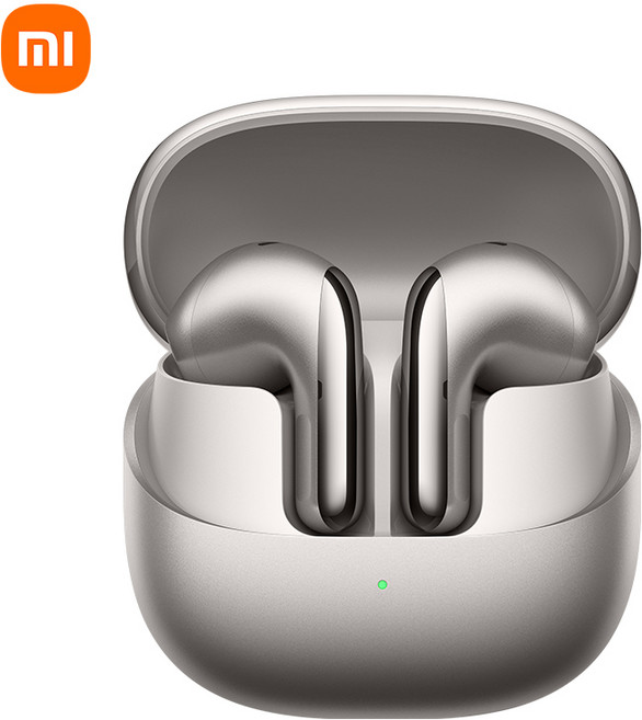 글로벌 버전 샤오미 버즈 5 TWS 이어폰 블루투스 5.4 AI ANC HiFi 이어버드 녹음 음성-텍스트 변환 IP54, 01 Titan Gray