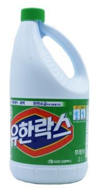 유한락스 후레쉬 2L 용기/청소세제/대용량락스/배수구청소/락스대용량/소독수/세면대청소/화장실락스, 1개