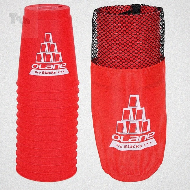 유아컵쌓기 오레인 스포츠스택, 레드