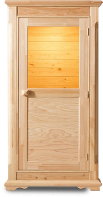 친환경편백아트 편백 원적외선 건식 1인 사우나 의자형 P902