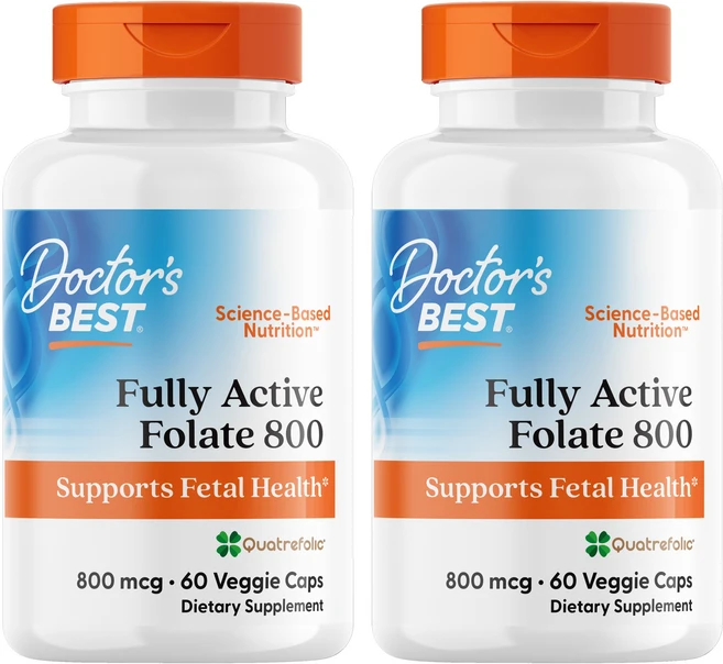 닥터스베스트 풀리 액티브 800mcg 베지캡슐, 2개, 60정 - 쿠팡