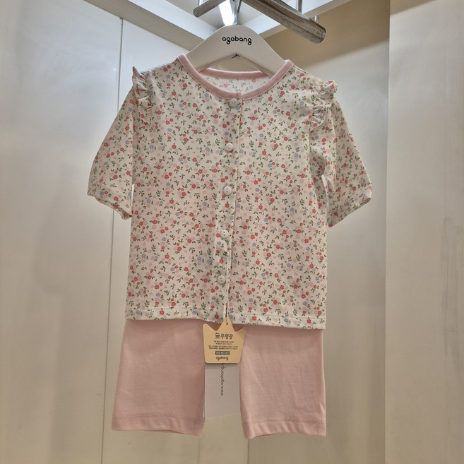 아가방 부평점 #다시 만나보는 2025 아가방내의 #예쁜 꽃과 프릴디자인 #봄에서 가을까지~~ #핑크모나7부내의 01S557651MI