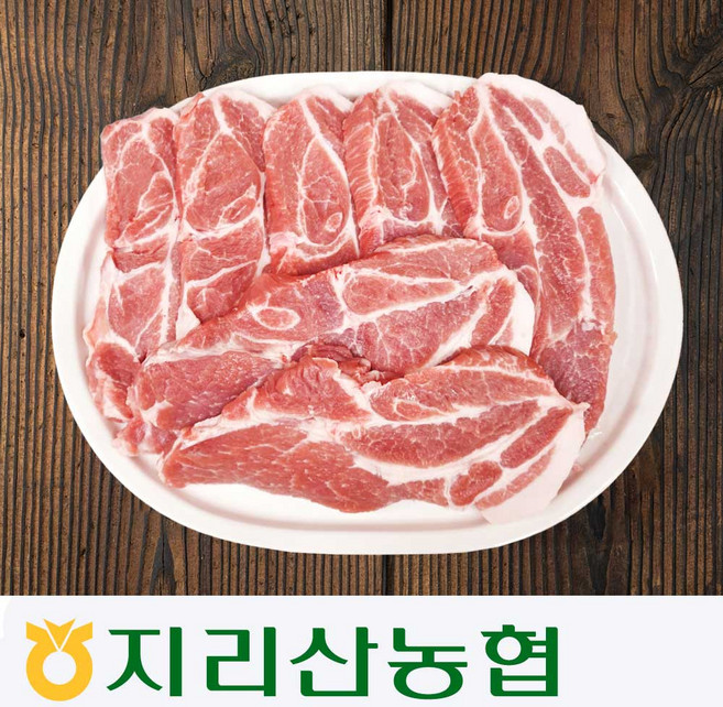 [지리산농협] 지리산 흑돼지 목살 500g 약2인분, 1개