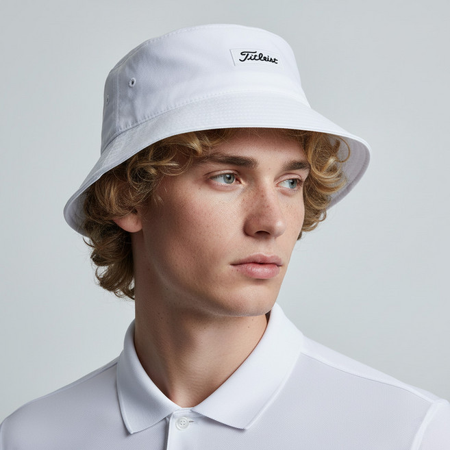 타이틀리스트 리버시블 찰스톤 버킷 REVERSIBLE CHARLESTON 벙거지 골프모자 TH24FRCBN2, 04. 블루 버드/네이비_SM