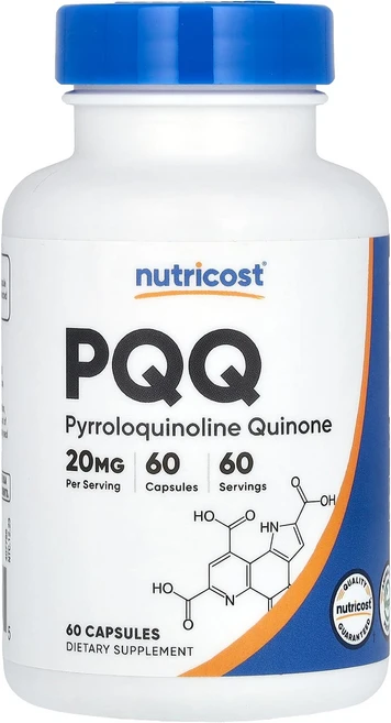 Nutricost PQQ 20mg 캡슐 60정, 1개 - 쿠팡
