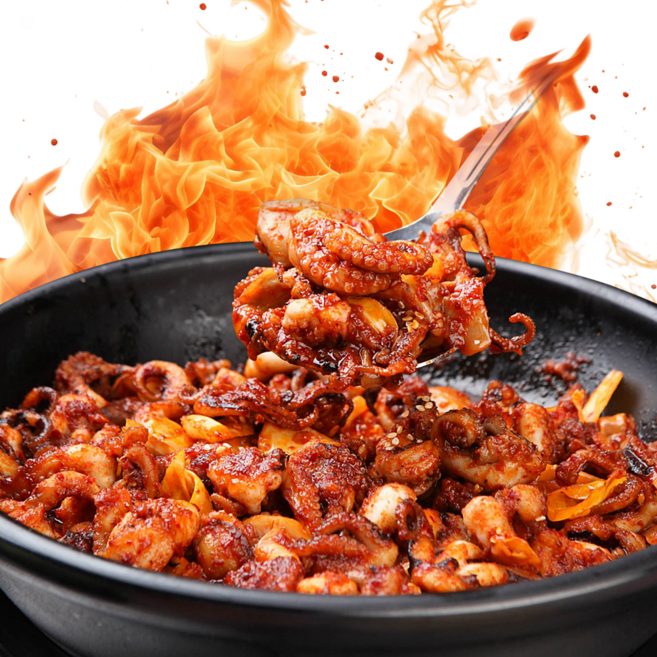 시크릿테이블 매콤한 양념 쭈꾸미볶음, 2개, 양념쭈꾸미 보통맛 500g