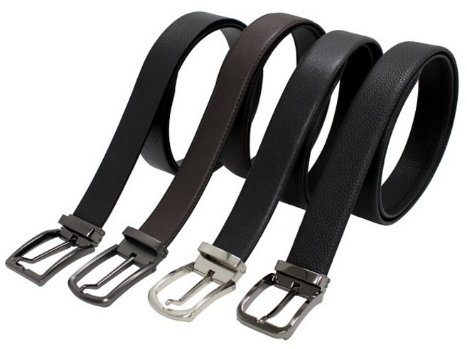 ELLE PLANETE 소가죽 신사 정장 벨트 (띠/버클 교차 가능) 35mm