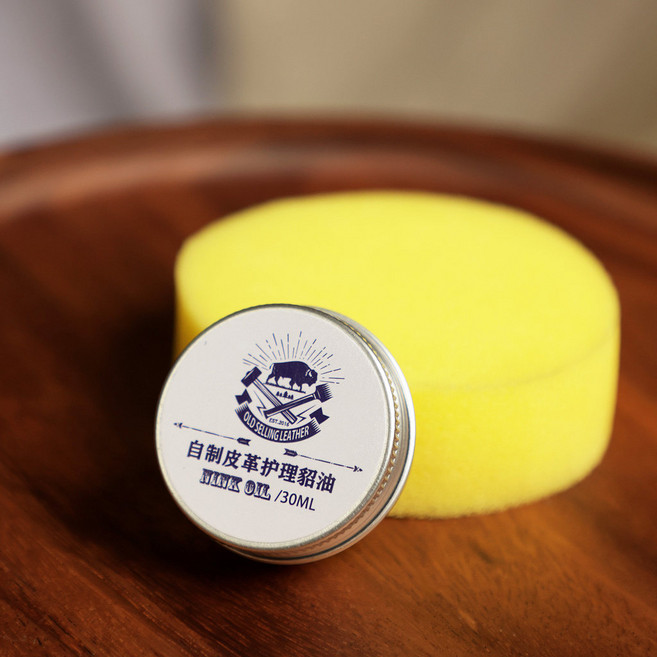 OLD SELLING LEATHER 皮革護理貂油, 1個, 30ml
