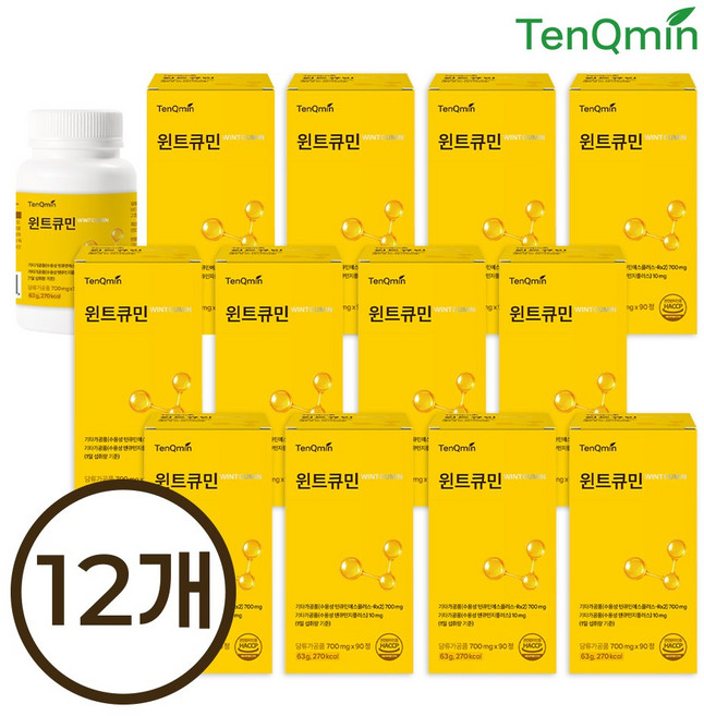 수용성커큐민 윈트큐민 커큐민, 12개, 90정