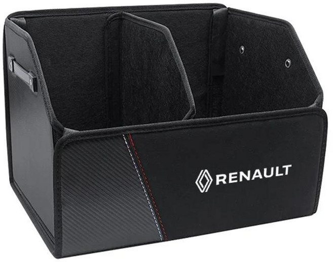 자동차 트렁크 정리함 박스 수납 가방 도구 클리오 메간 캡쳐 마스터 로건 캉구 트래픽 더스터 스포츠용, 1개, 색상 이름: 1. No lid