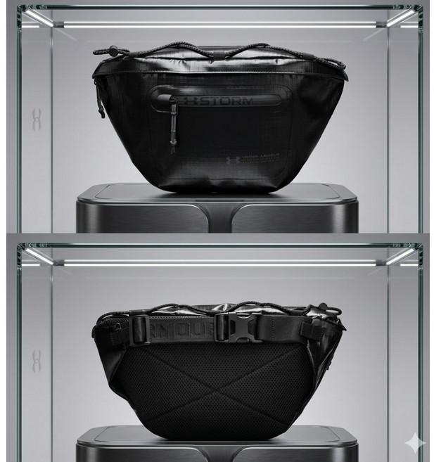 [언더아머_스포츠] 기능성 스포츠 아웃도어 힙색 가방 (5L) Storm 발수기능 웨이스트백과 슬링백을 한 번에 TM1376463 등산 러닝, 1개