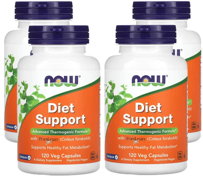 나우푸드 식이요법 지원 120 채소 캡슐, 120정, 4개 - 쿠팡