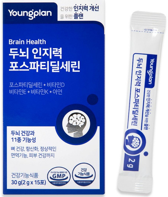 영진약품 두뇌 인지력 포스파티딜세린 분말 식약청인증, 30g, 1박스