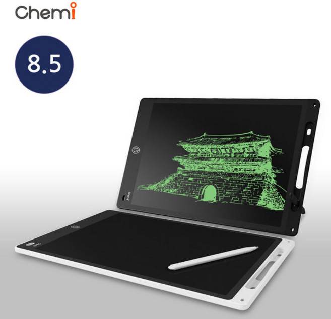 CHEMI 케미 LCD 전자노트 패드 부기노트 태블릿 낙서장 메모장, 캐미 전자노트패드 8.5인치 [화이트]