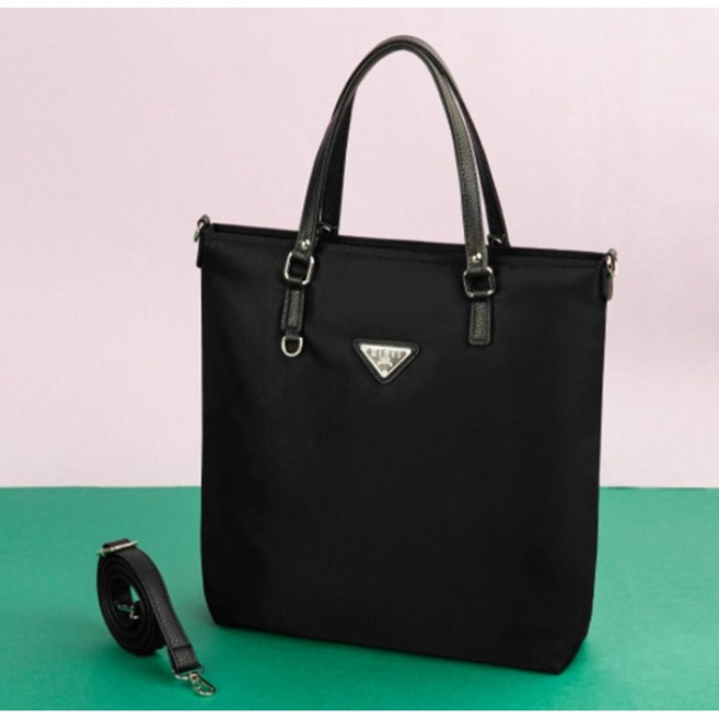 여자 가벼운 서류 가방 스퀘어 손 손목 핸드백 엄마 정장 토트백(L)