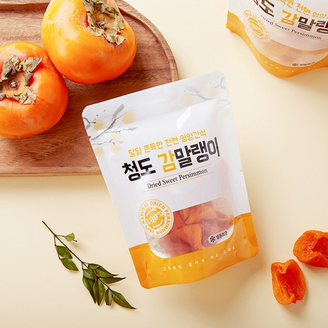 달콤쫀득 청도 감말랭이 소포장 세트 포켓간식, 청도 감말랭이 70g 5봉 × 1개, 70g, 1개
