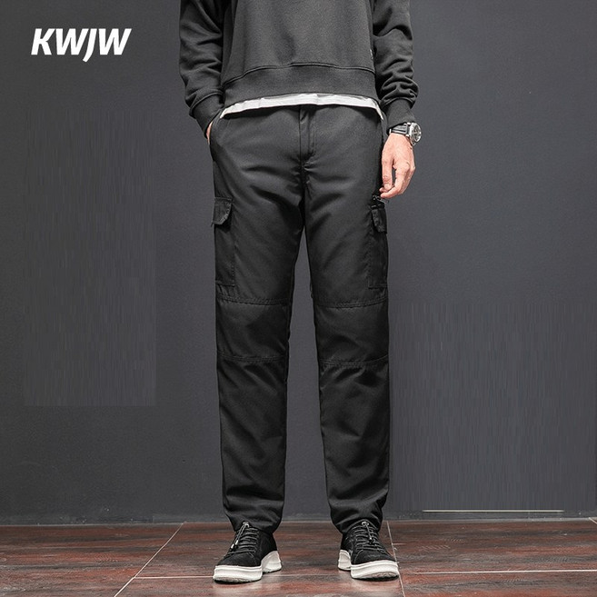 LisCOM 패딩바지 남 겉옷 겨울 영하 40도 방한바지 도톰 빅사이즈 탈부착 남성 방한바지 작업복 낚시바지, 5XL