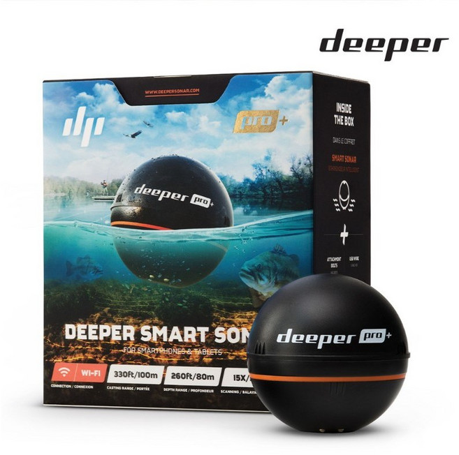 디퍼 프로플러스 pro+ 어군탐지기 민물 낚시 정품 파란낚시