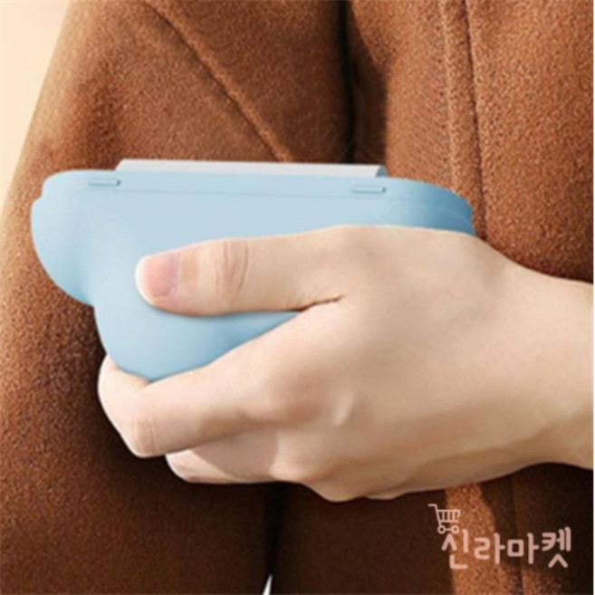 더문샵 구름모양 휴대용 먼지제거기 본품 돌돌이 털제거 바닥 강아지, 화이트